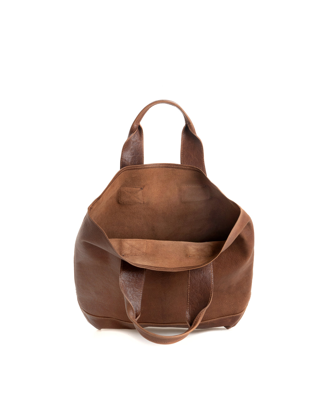 LEATHER SHOPPER TOTE