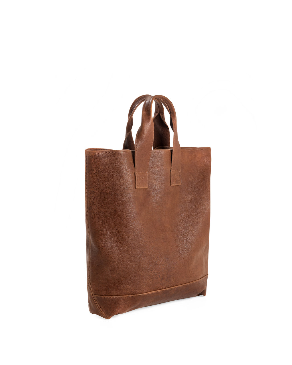 LEATHER SHOPPER TOTE